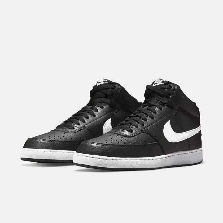 Nike Court Vision Mid Next Nature Men’s Shoes – Black/White